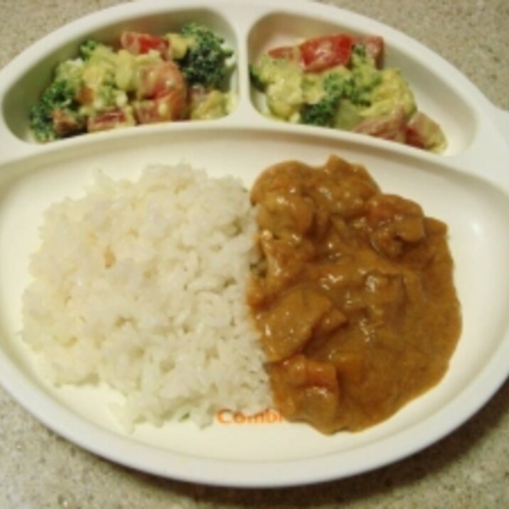 大人のカレーから作る　子供用カレー